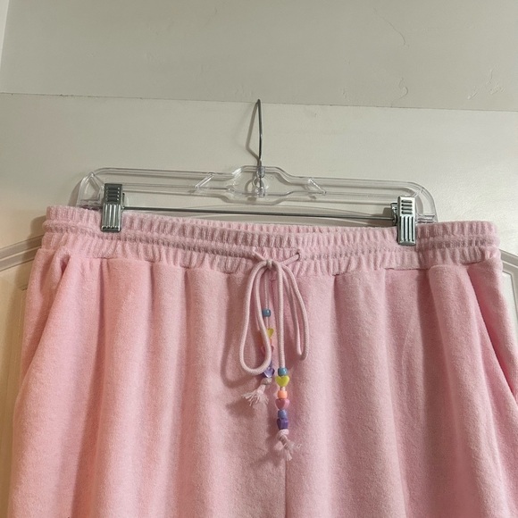 STONEY CLOVER LANE x TARGET PINK JOGGER SWEATPANTS SIZE LARGE L - Picture 7 of 8